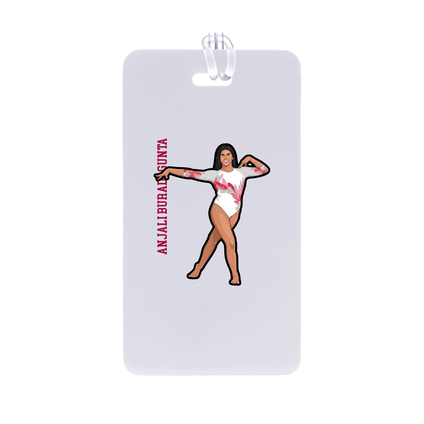 Bag Tag — Name Vertical in Classic