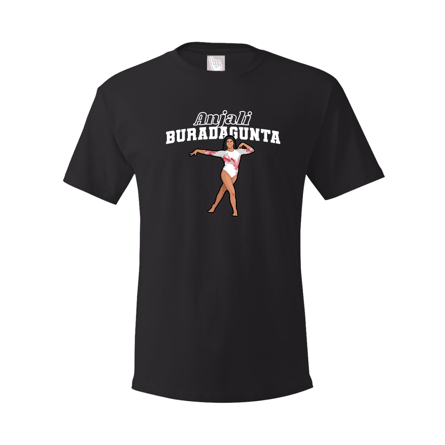 Youth Tee — Name Arch in Black