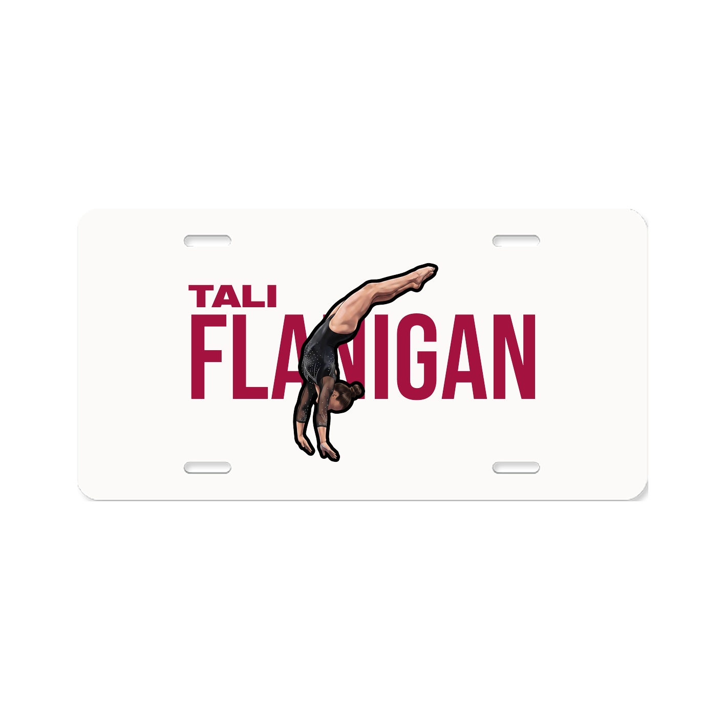 License Plate — Player Name in Classic