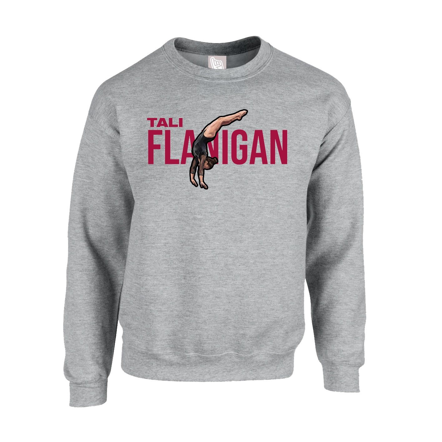 Fleece Crew — Player Name in Grey