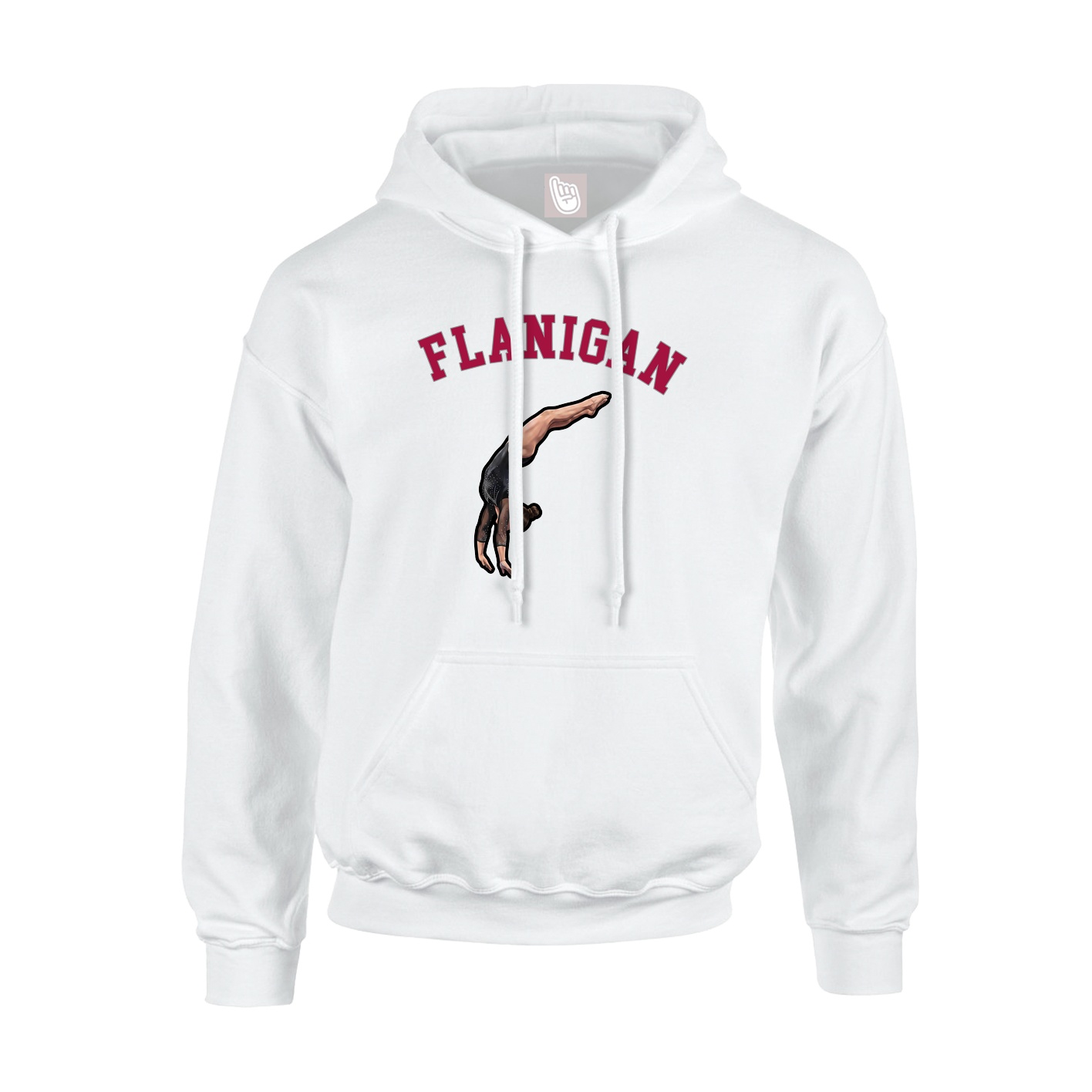 Hoodie — Shirsey Arch in White