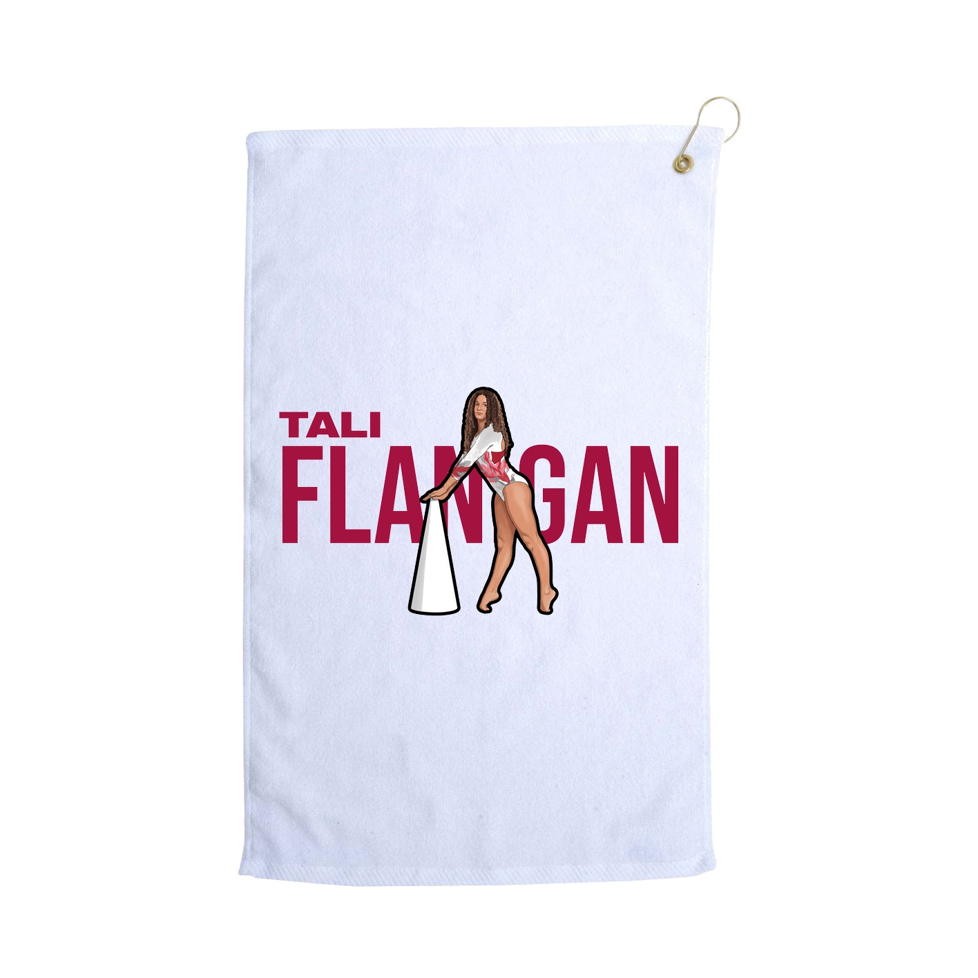 Golf Towel — Player Name in White