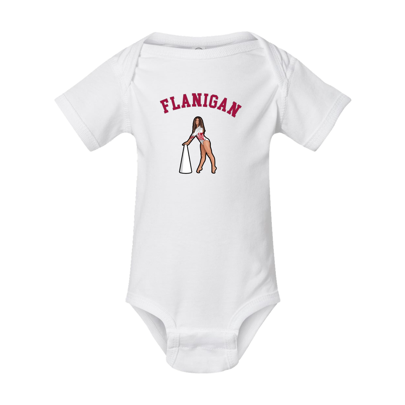 Baby Onesie — Shirsey Arch in White