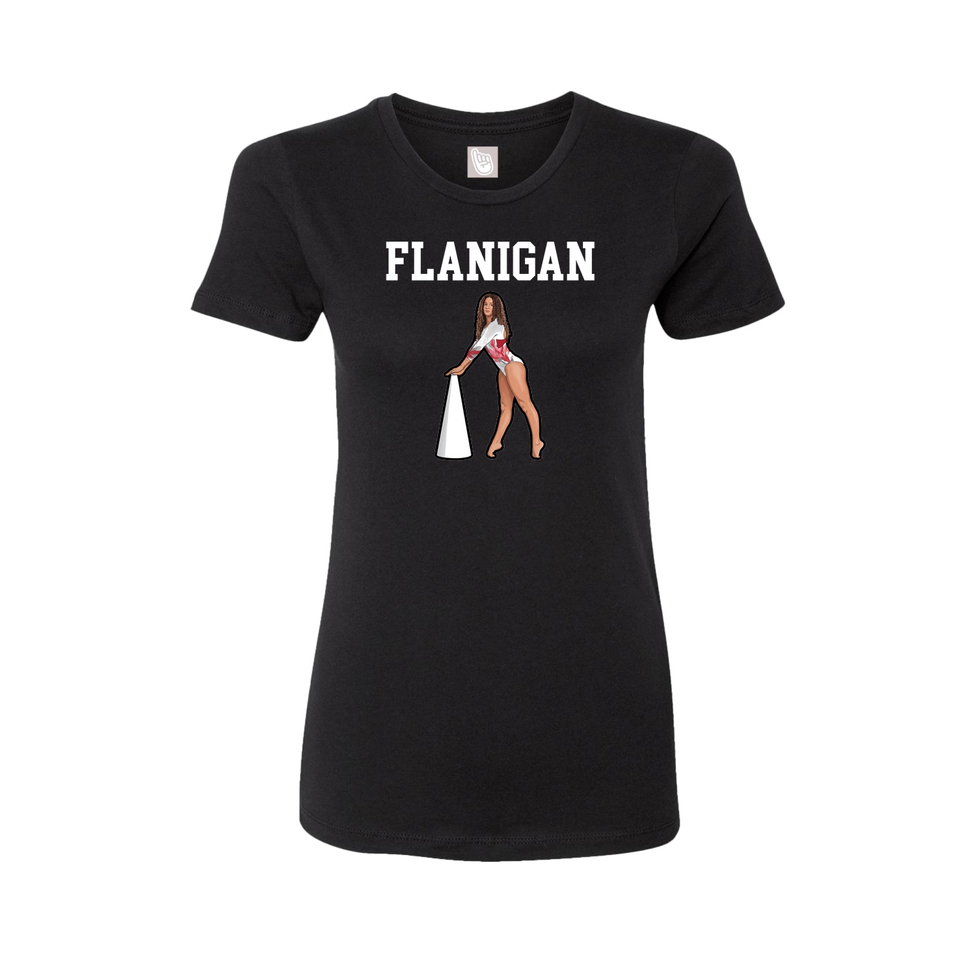 Fitted Women's Tee — Shirsey in Black