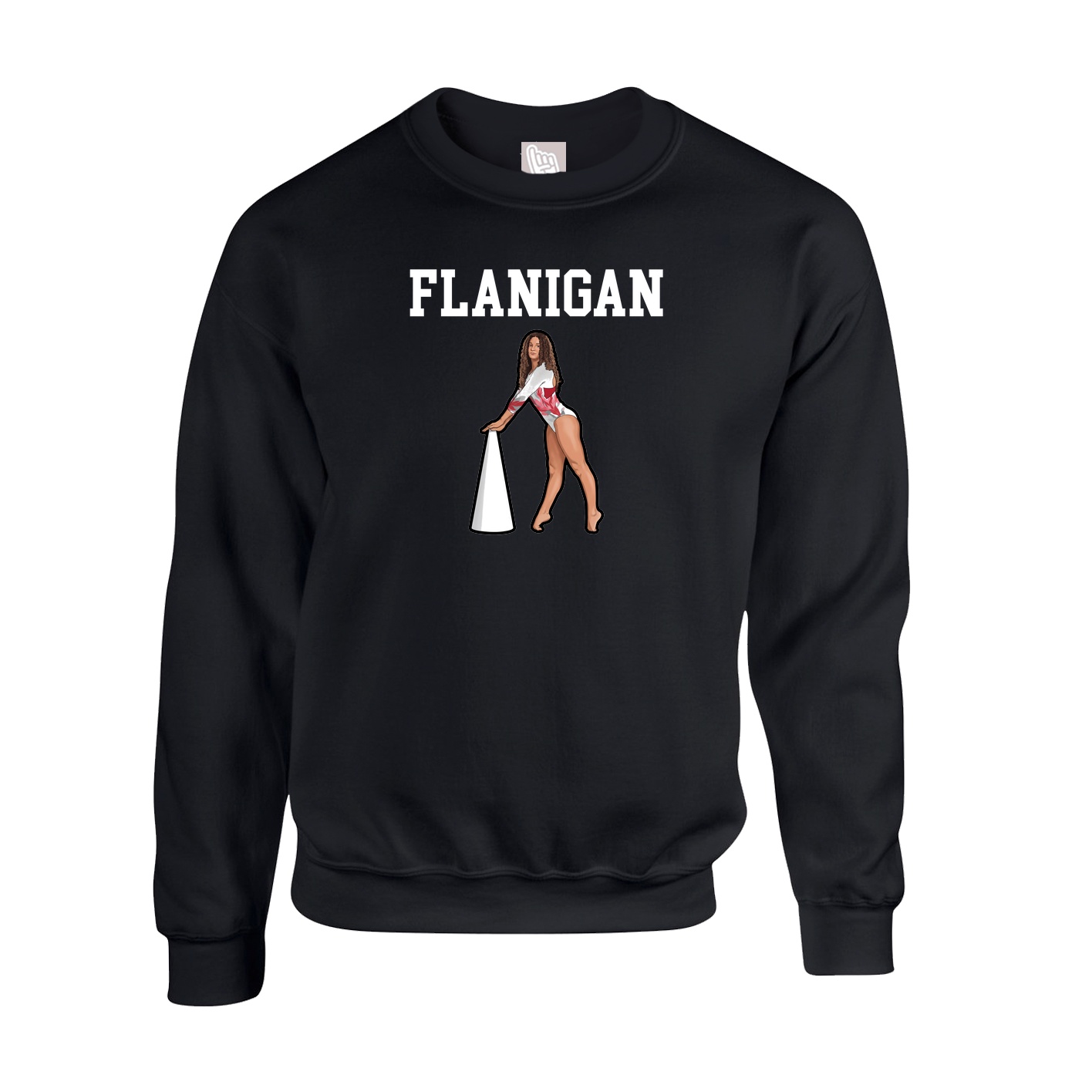 Fleece Crew — Shirsey in Black
