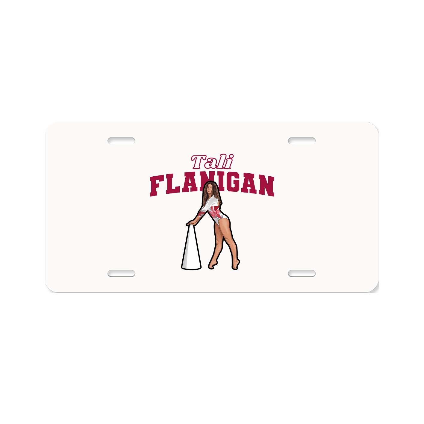 License Plate — Name Arch in Classic