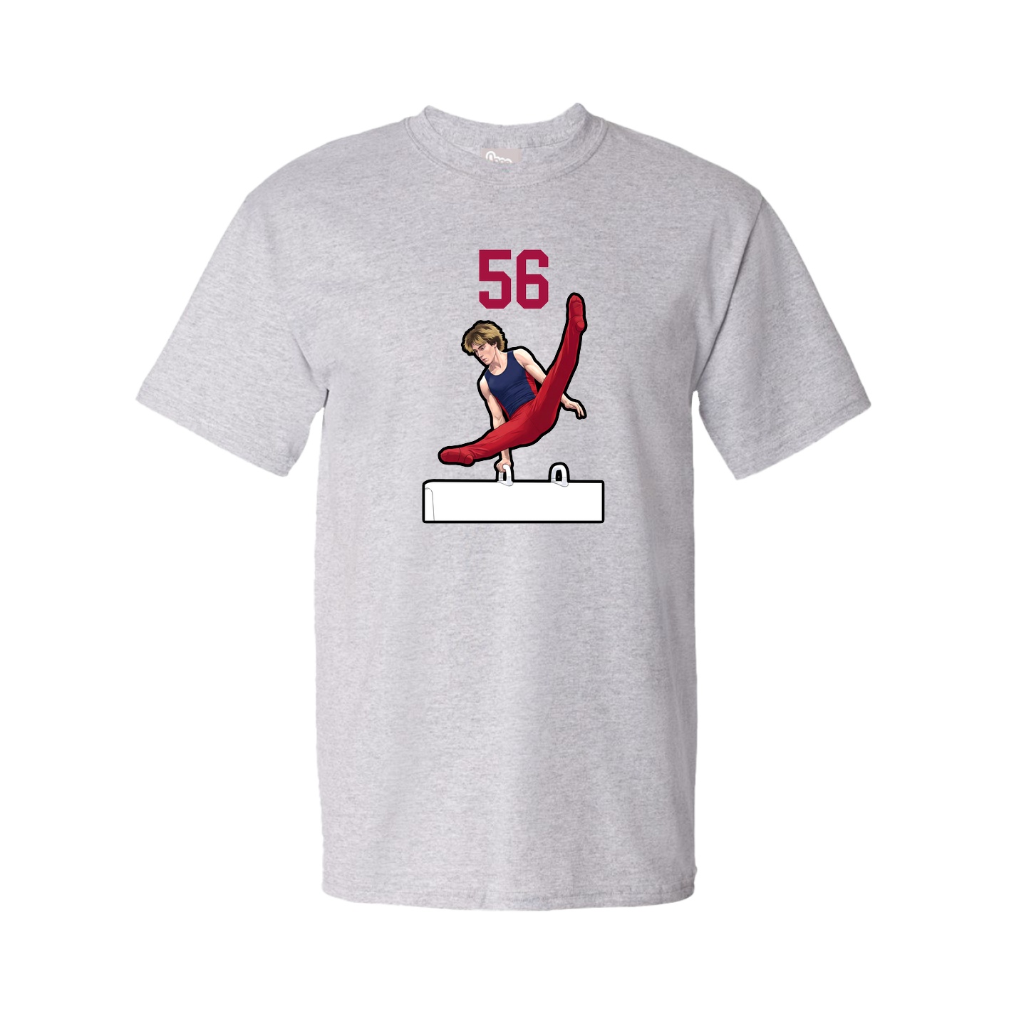Youth Tee — Number Top in Grey