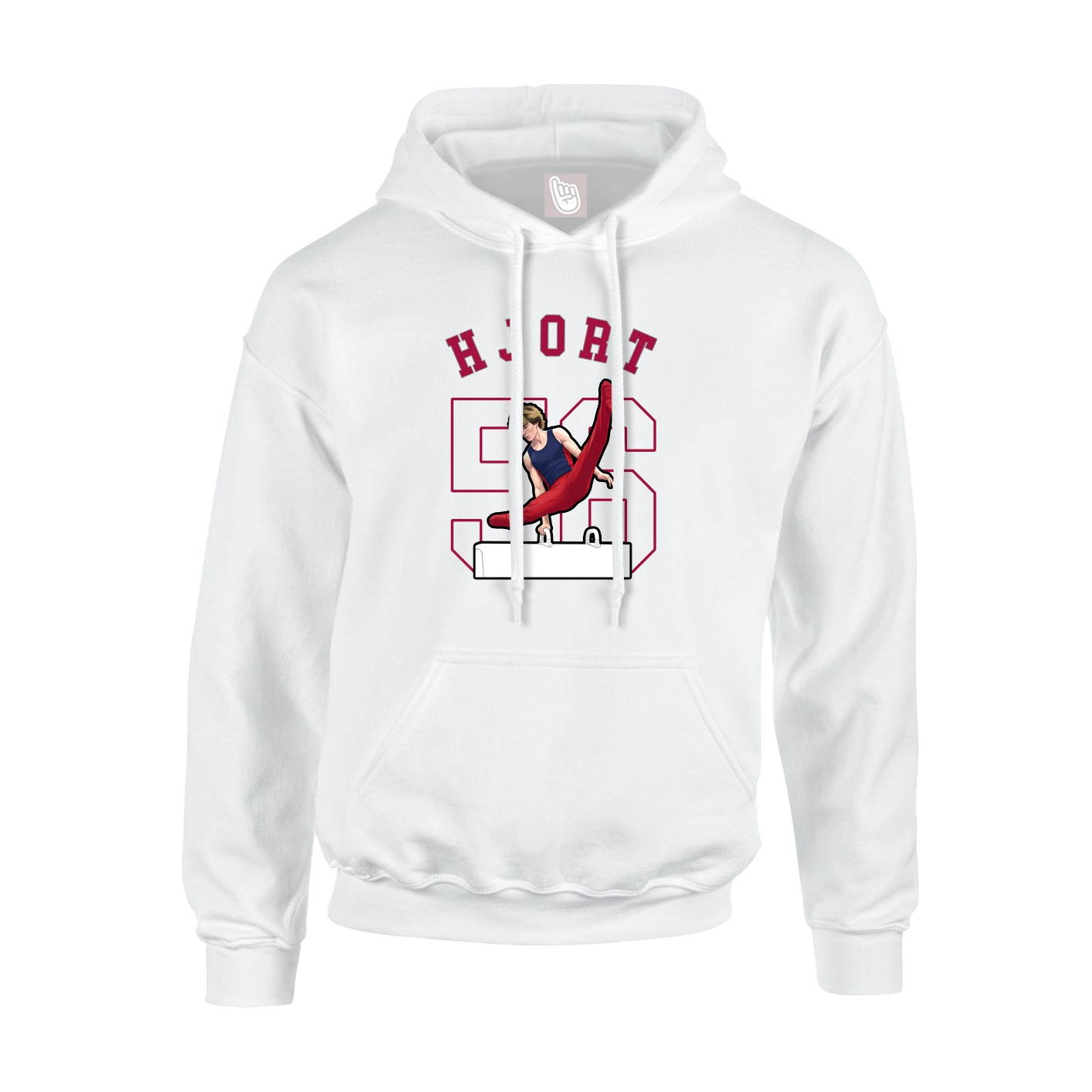 Youth Hoodie — Shirsey Arch in White