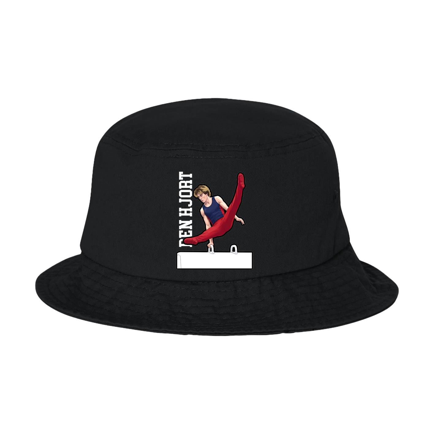 Bucket Cap — Name Vertical in Black