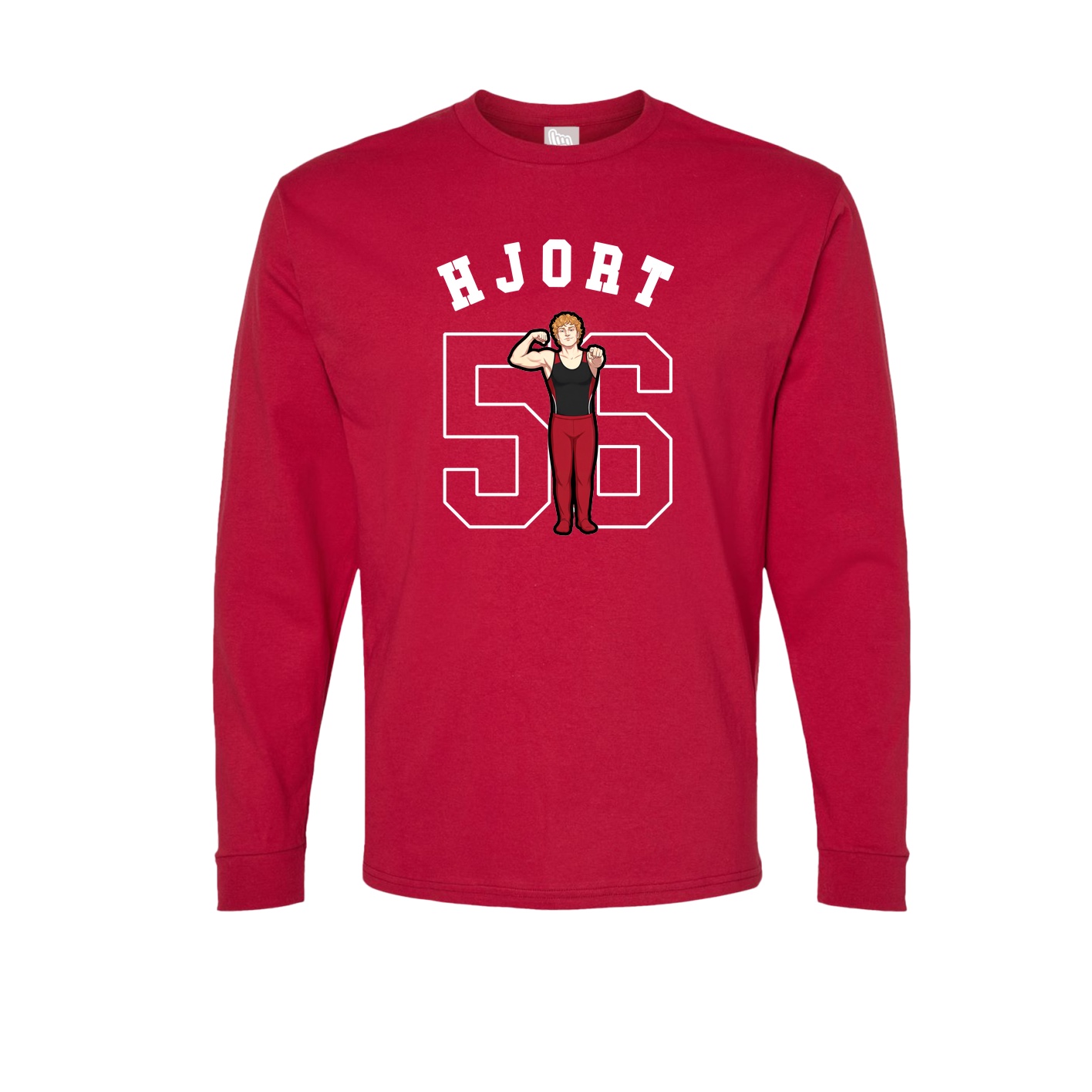 Long Sleeve Tee — Shirsey Arch in Crimson
