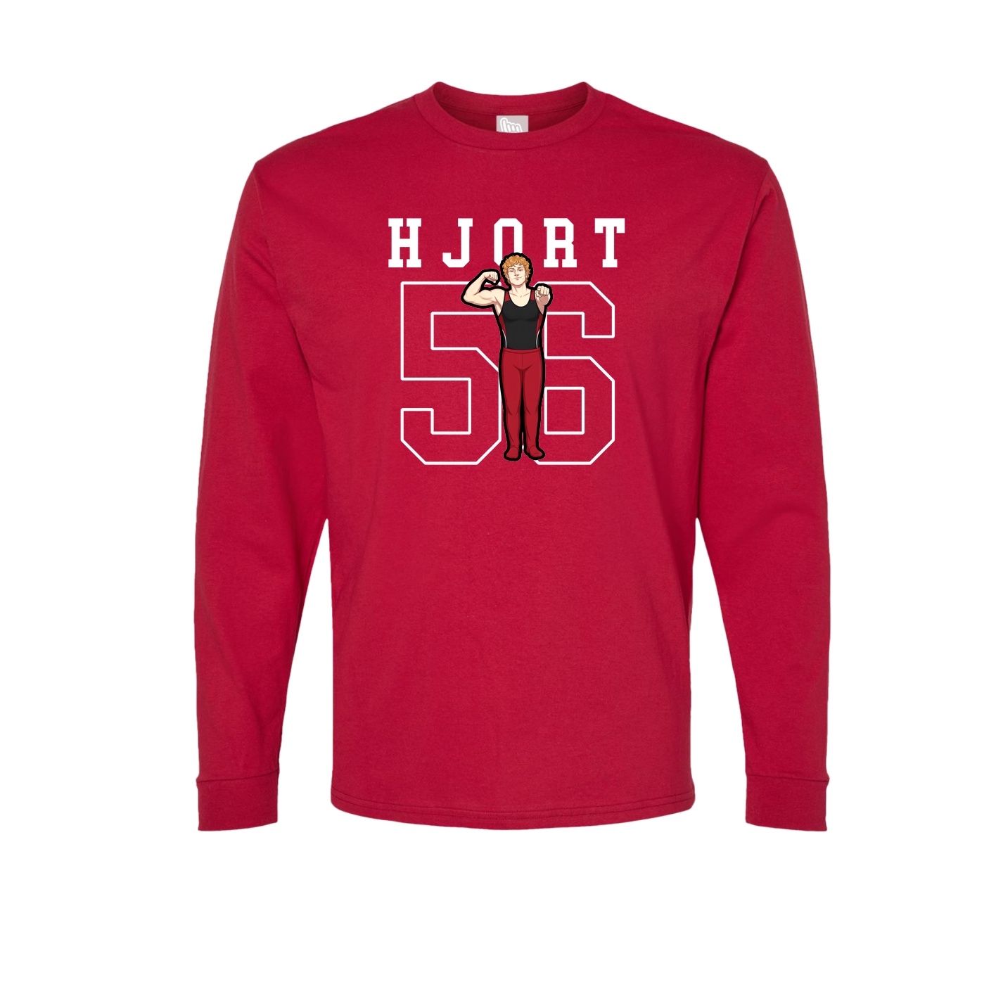 Long Sleeve Tee — Shirsey in Crimson