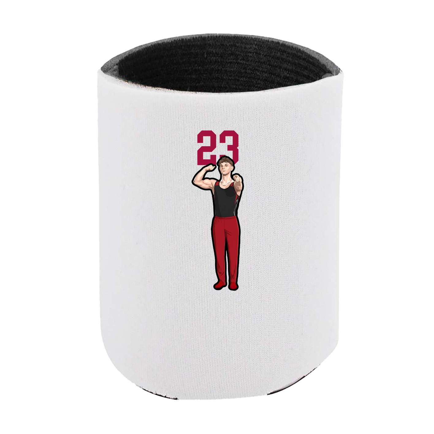 Can Holder — Number Top in White