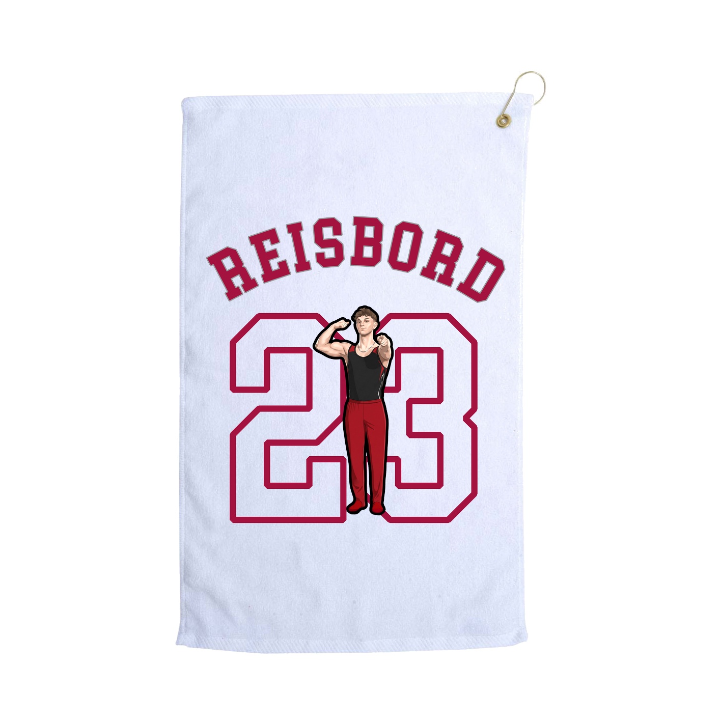 Golf Towel — Shirsey Arch in White