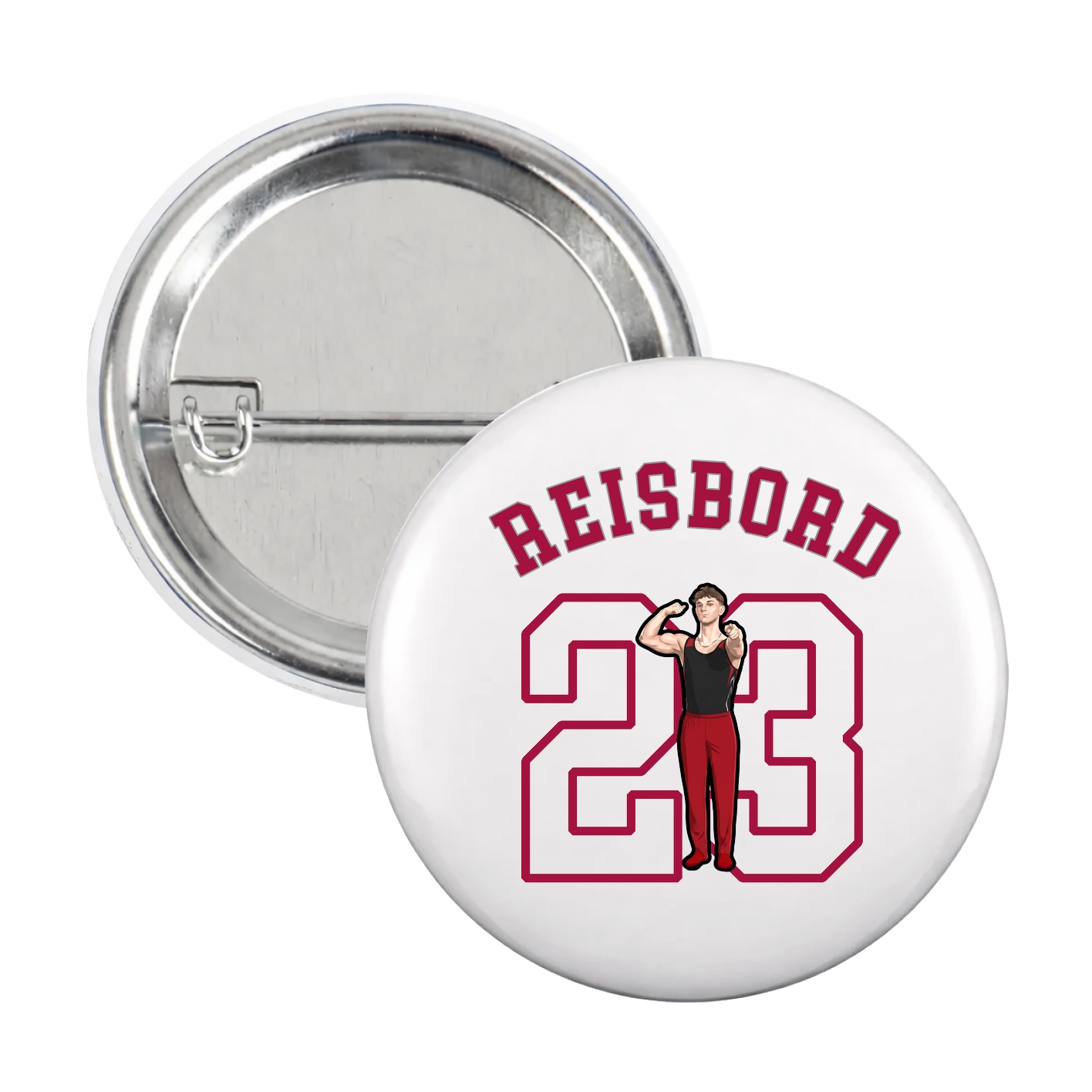 Game Day Button — Shirsey Arch in White