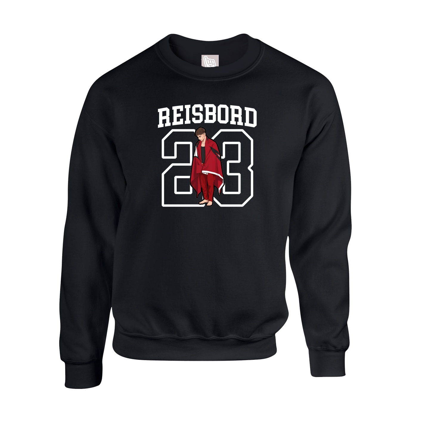 Fleece Crew — Shirsey in Black