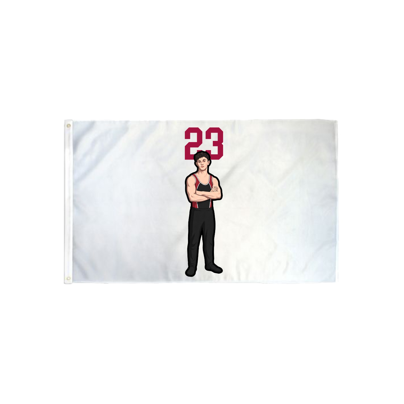3x5 Flag — Number Top in Classic