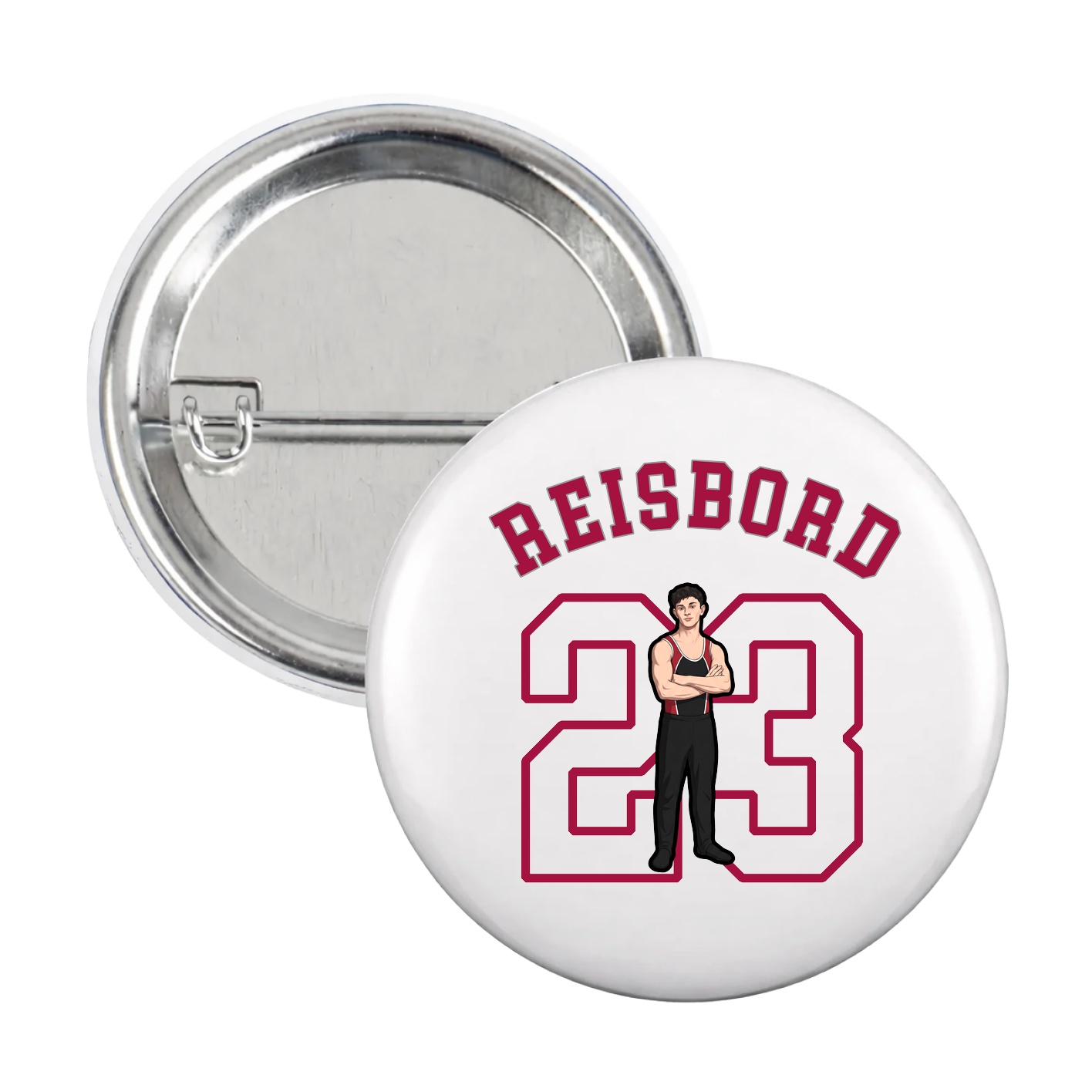 Game Day Button — Shirsey Arch in White