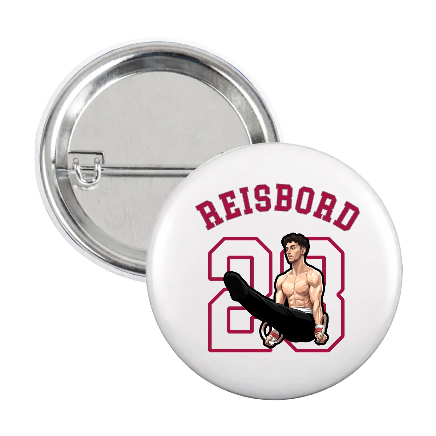 Game Day Button — Shirsey Arch in White