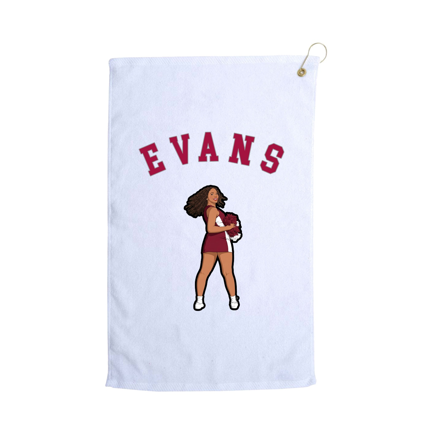 Golf Towel — Shirsey Arch in White