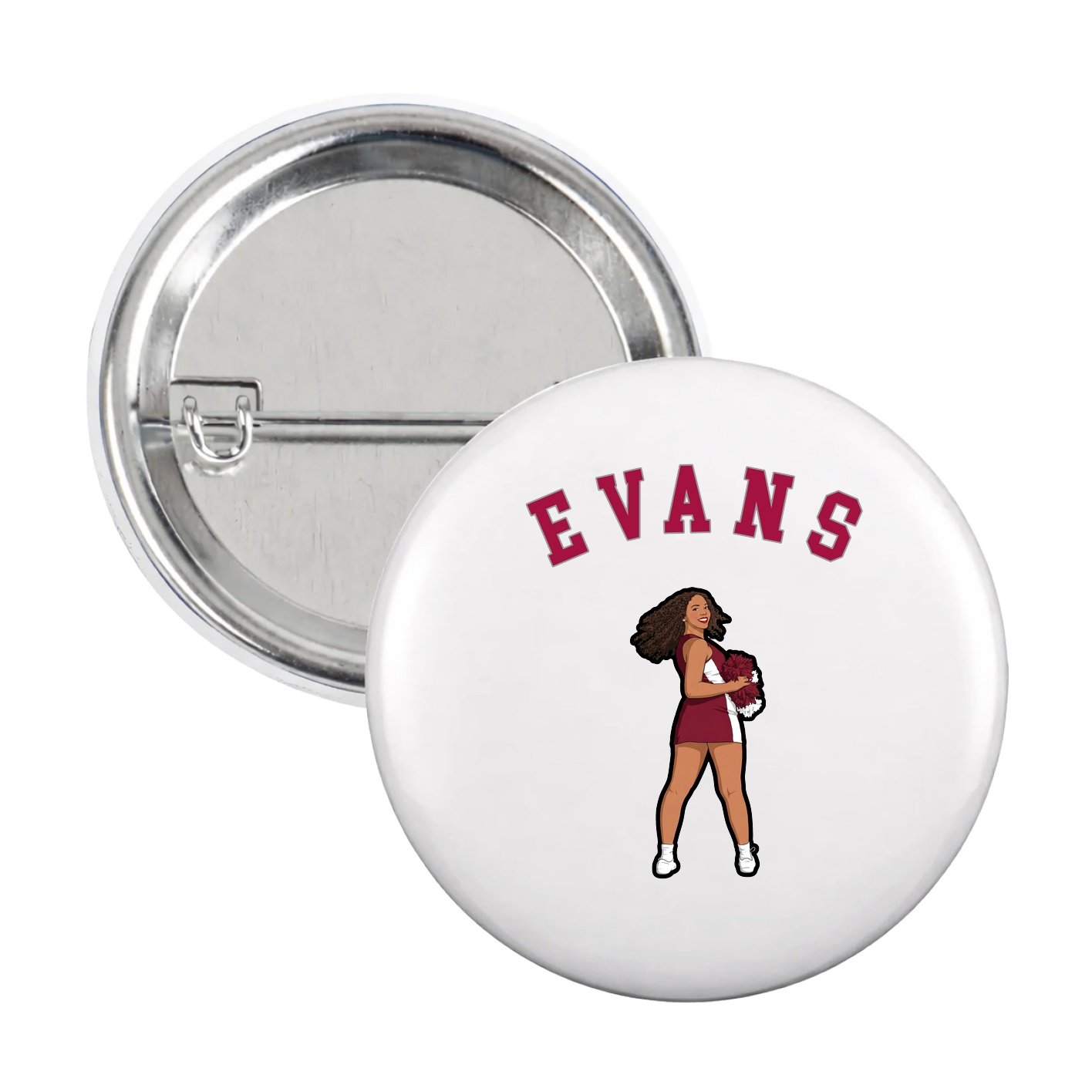 Game Day Button — Shirsey Arch in White