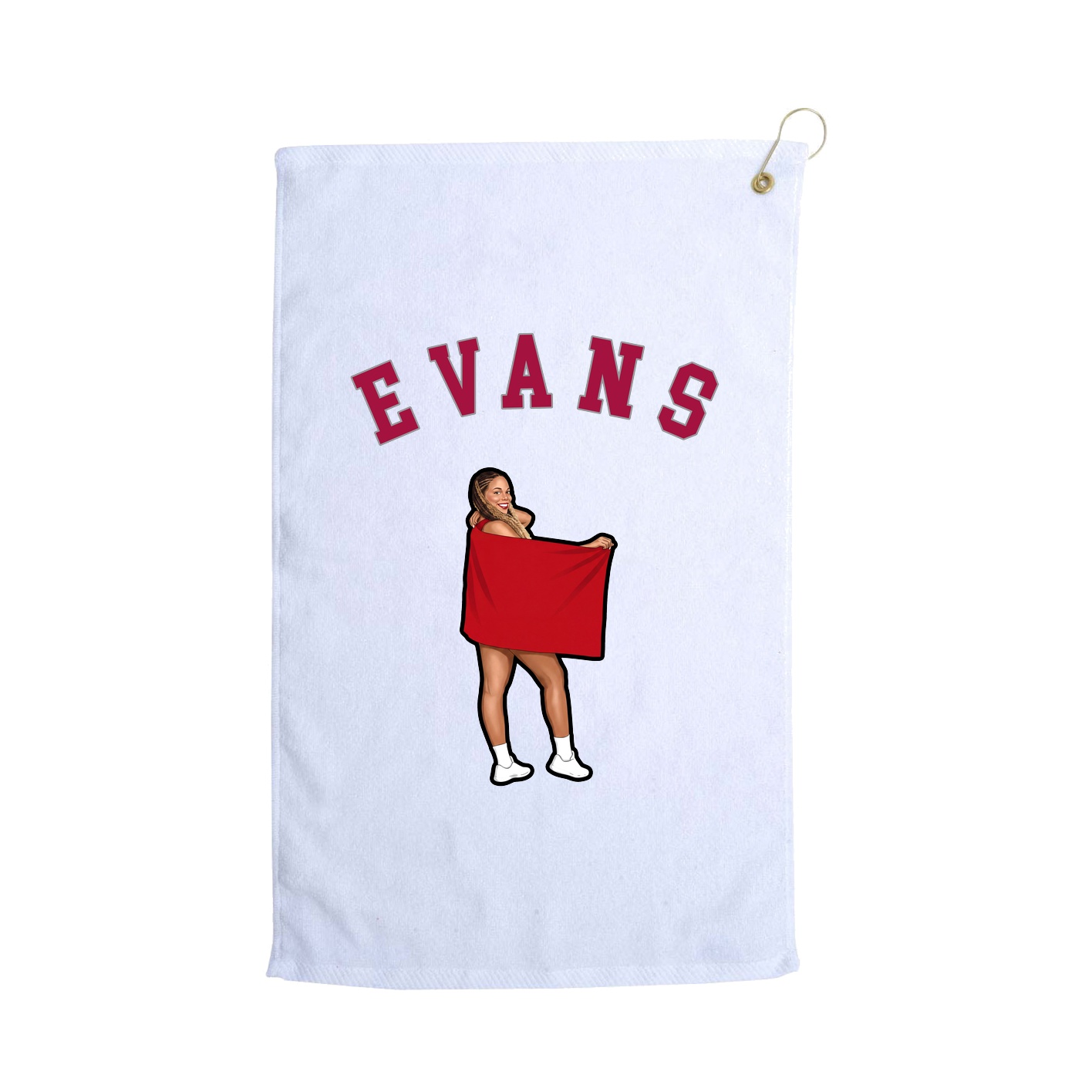 Golf Towel — Shirsey Arch in White