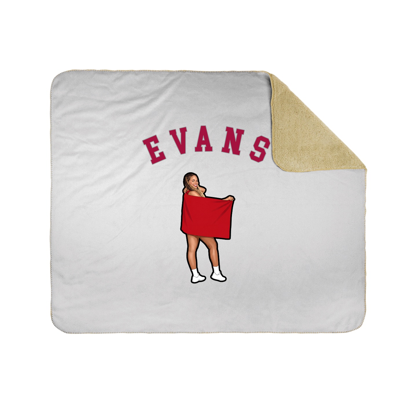 Throw Blanket — Shirsey Arch in White