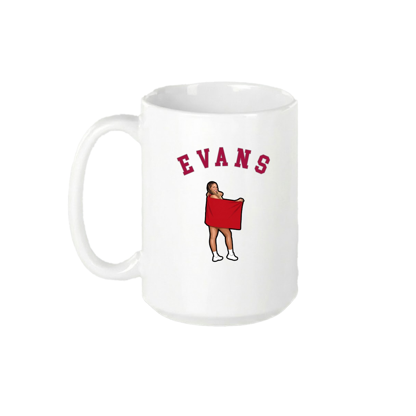 15oz Coffee Mug — Shirsey Arch in White