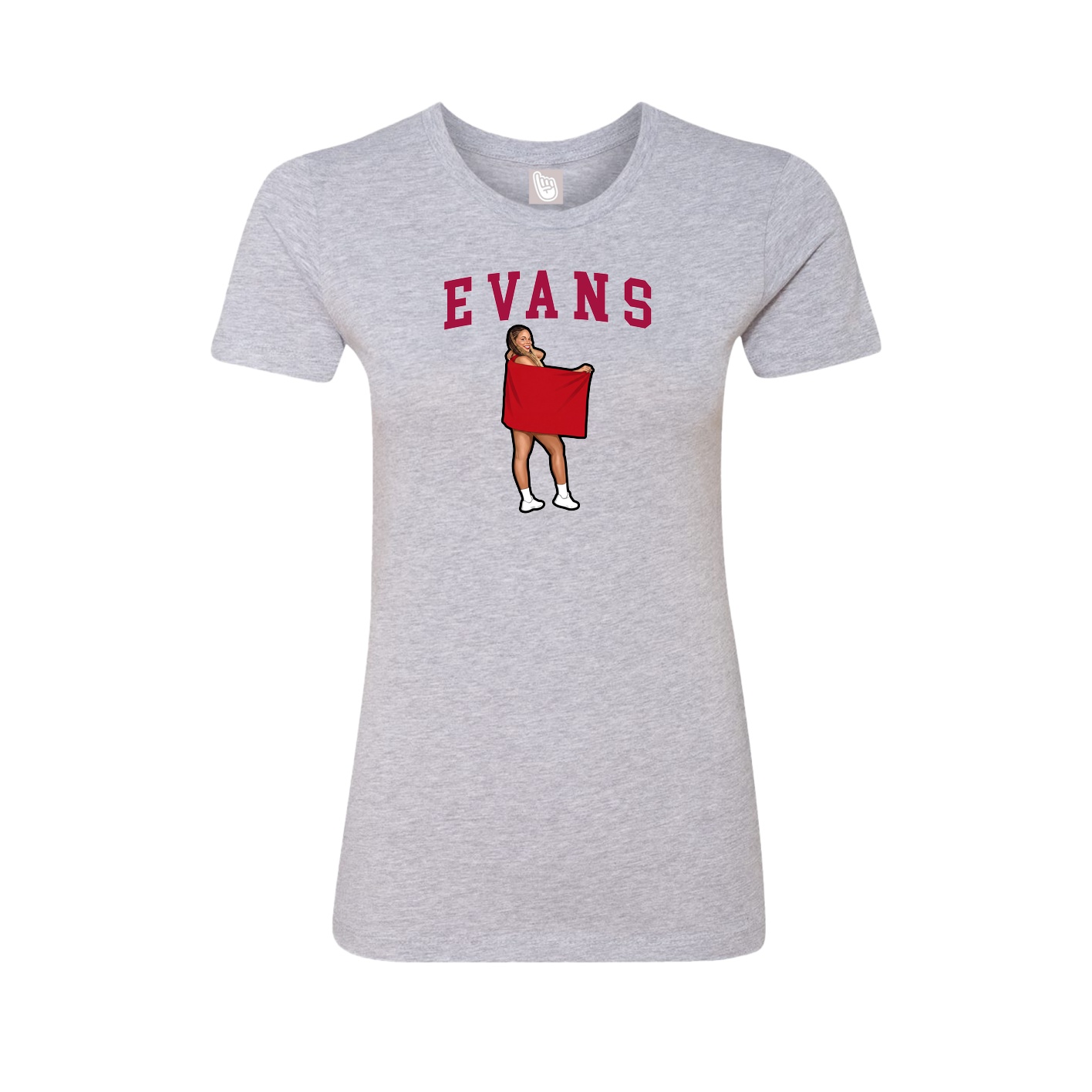 Fitted Women's Tee — Shirsey in Grey