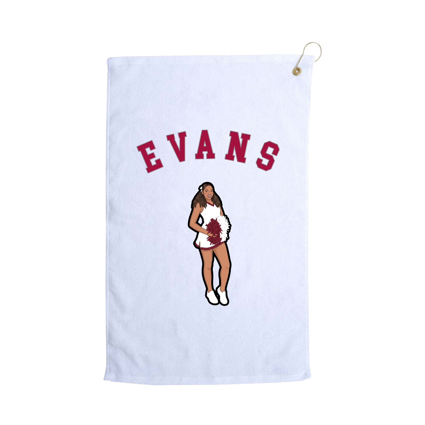 Golf Towel — Shirsey Arch in White