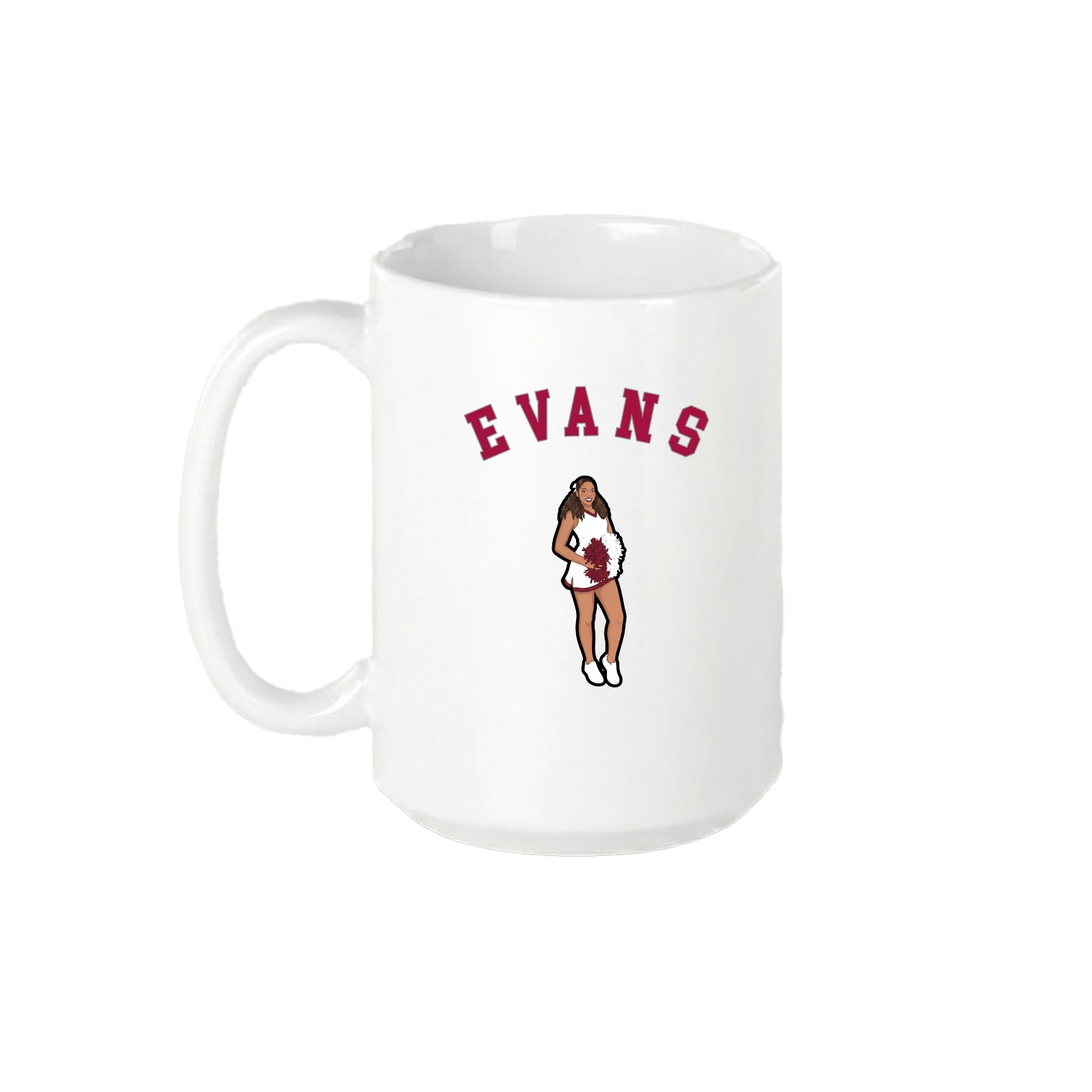 15oz Coffee Mug — Shirsey Arch in White