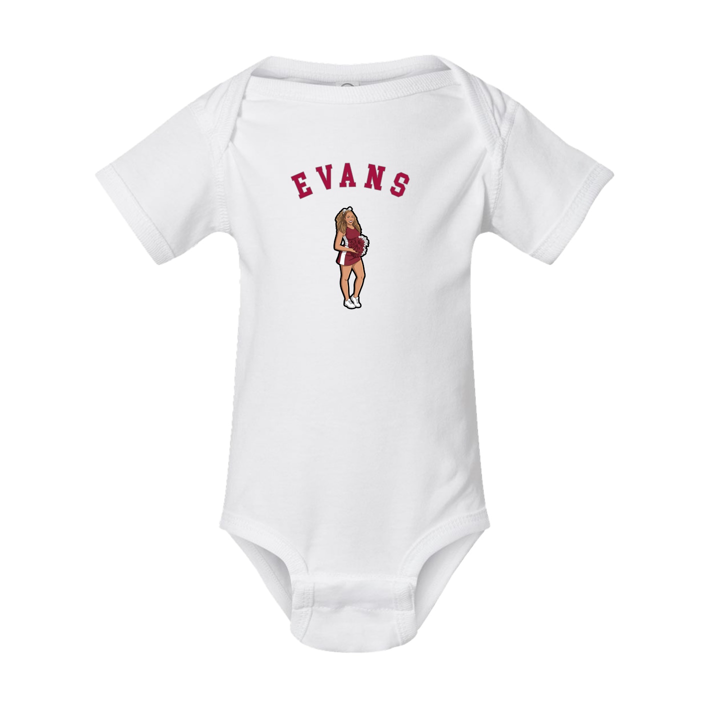 Baby Onesie — Shirsey Arch in White