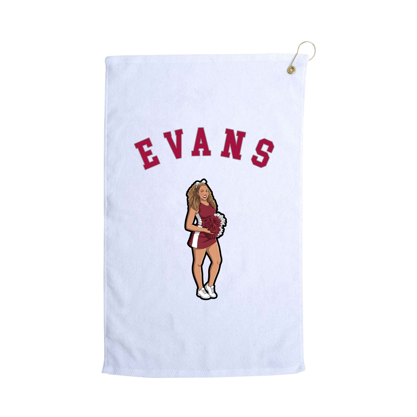 Golf Towel — Shirsey Arch in White