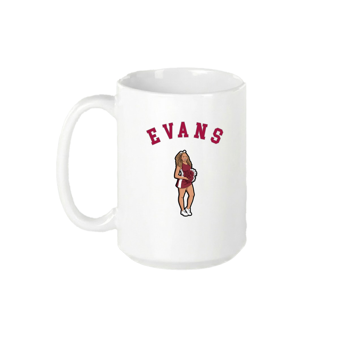 15oz Coffee Mug — Shirsey Arch in White