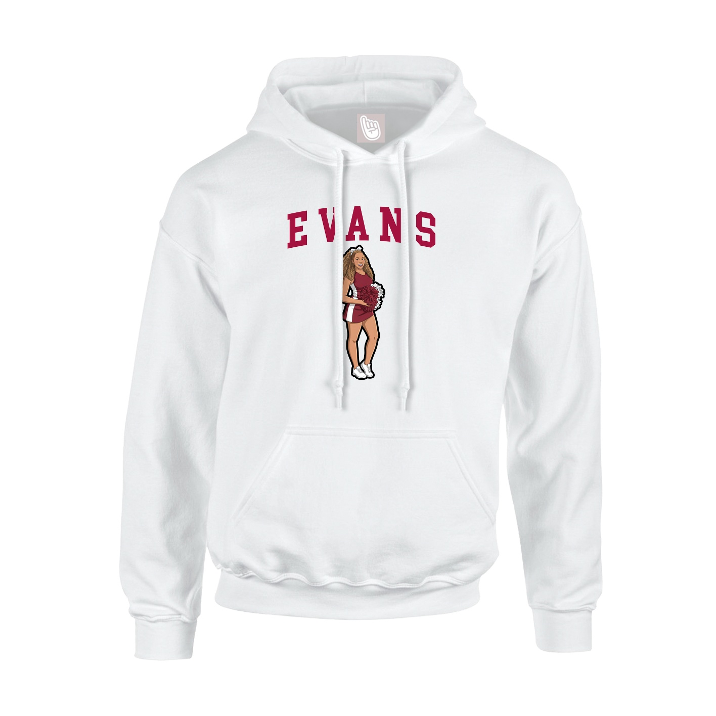 Youth Hoodie — Shirsey in White
