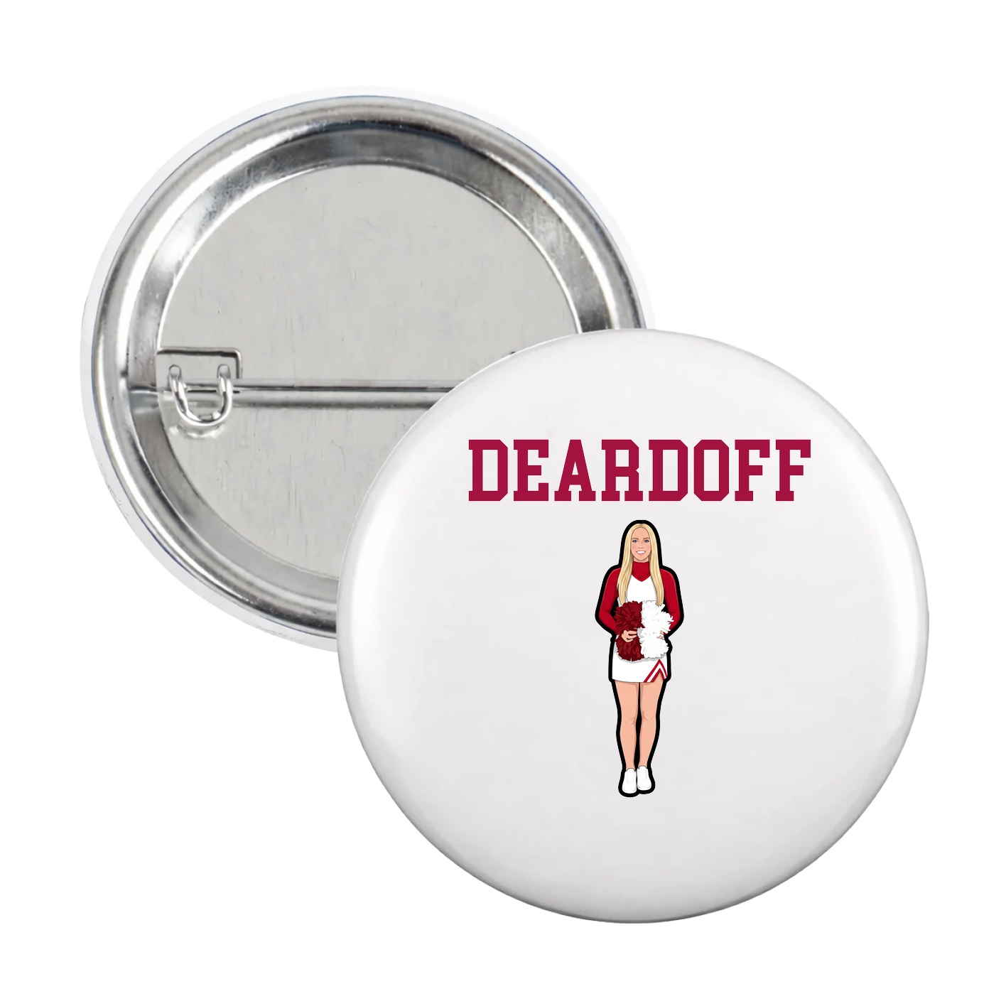 Game Day Button — Shirsey in White