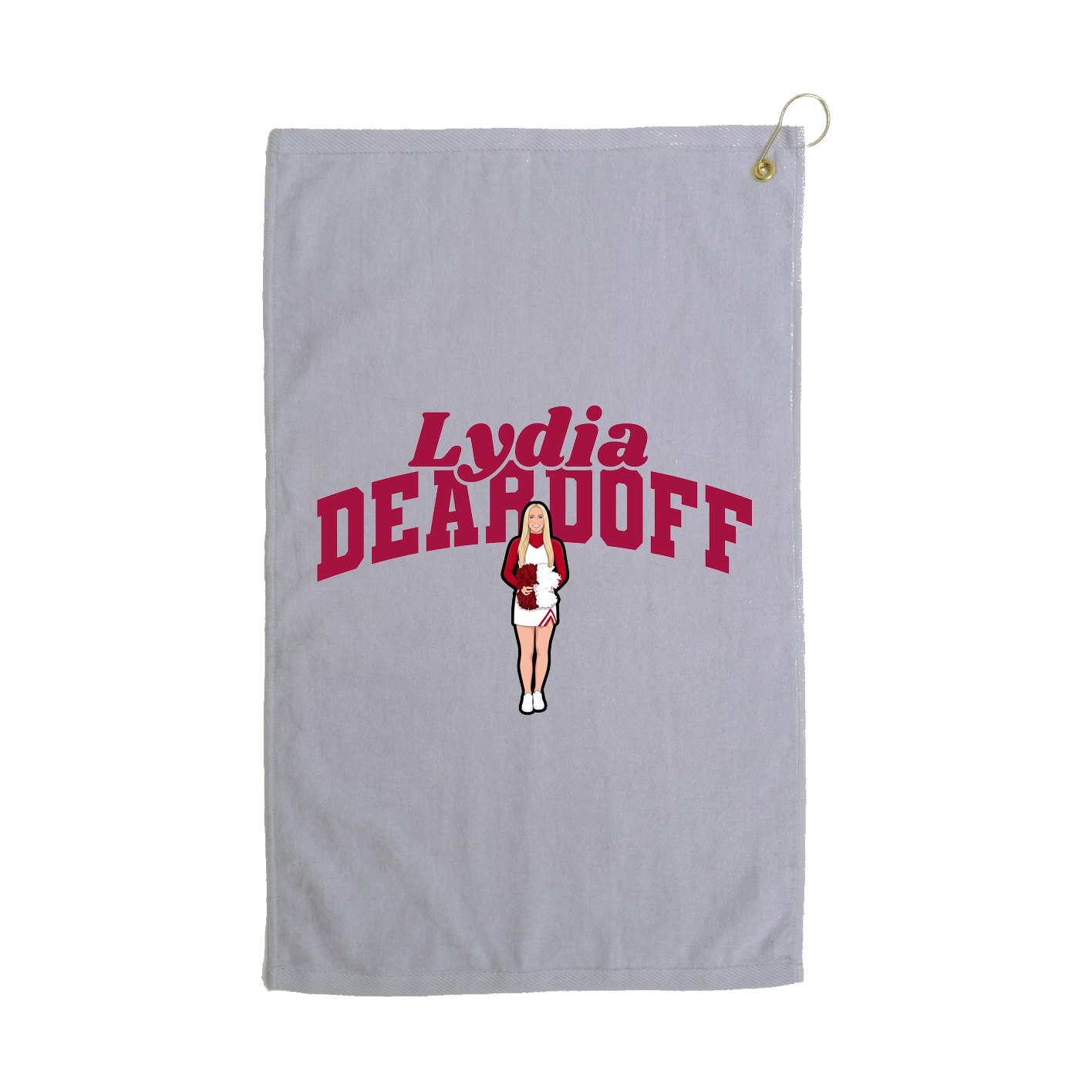 Golf Towel — Signature Arch in Grey