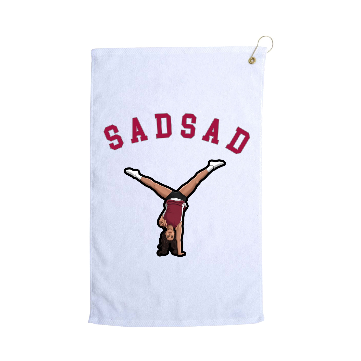 Golf Towel — Shirsey Arch in White