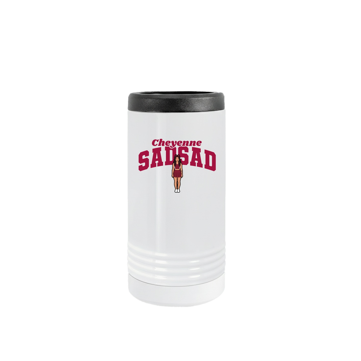 Slim Beverage Holder — Signature Arch in White