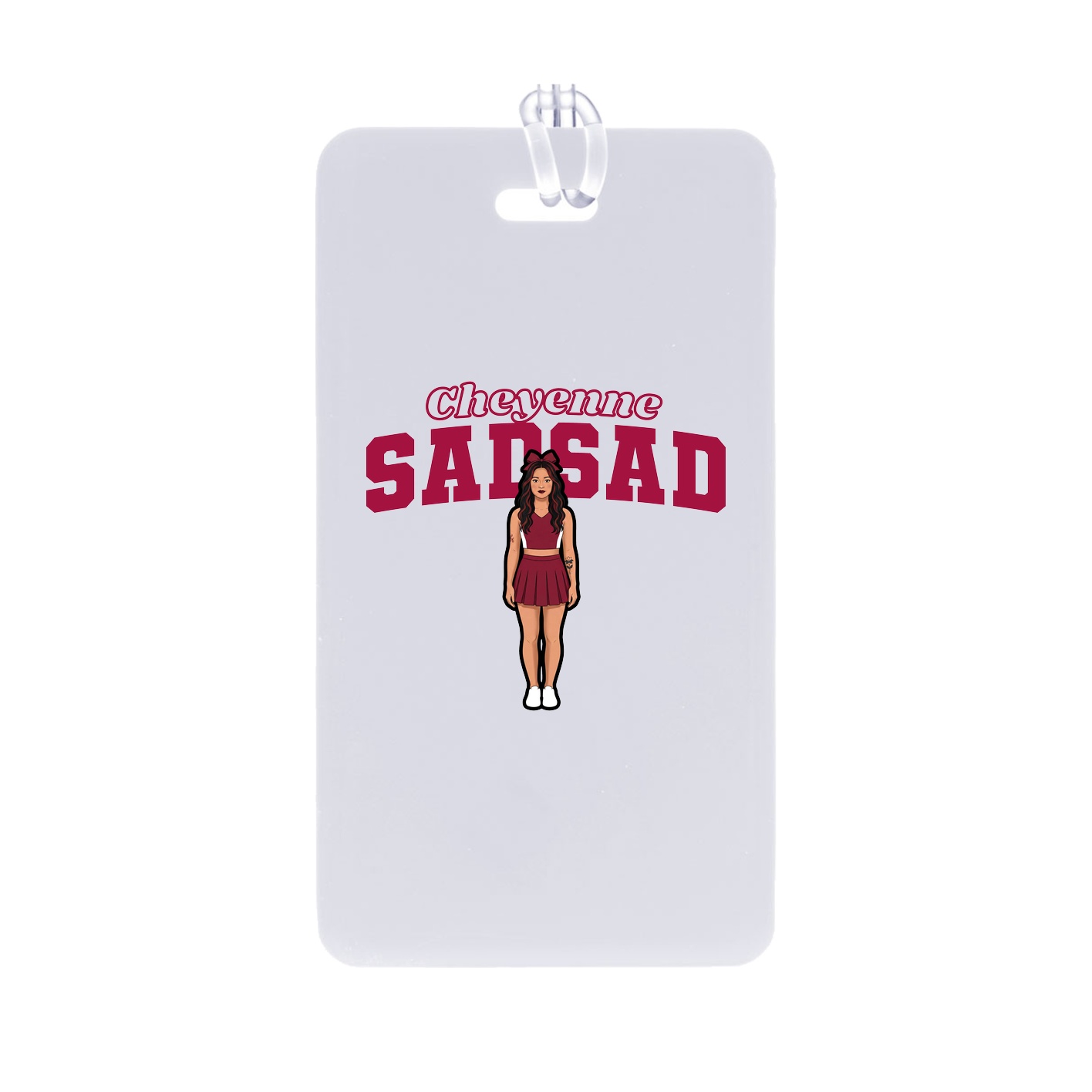 Bag Tag — Name Arch in Classic