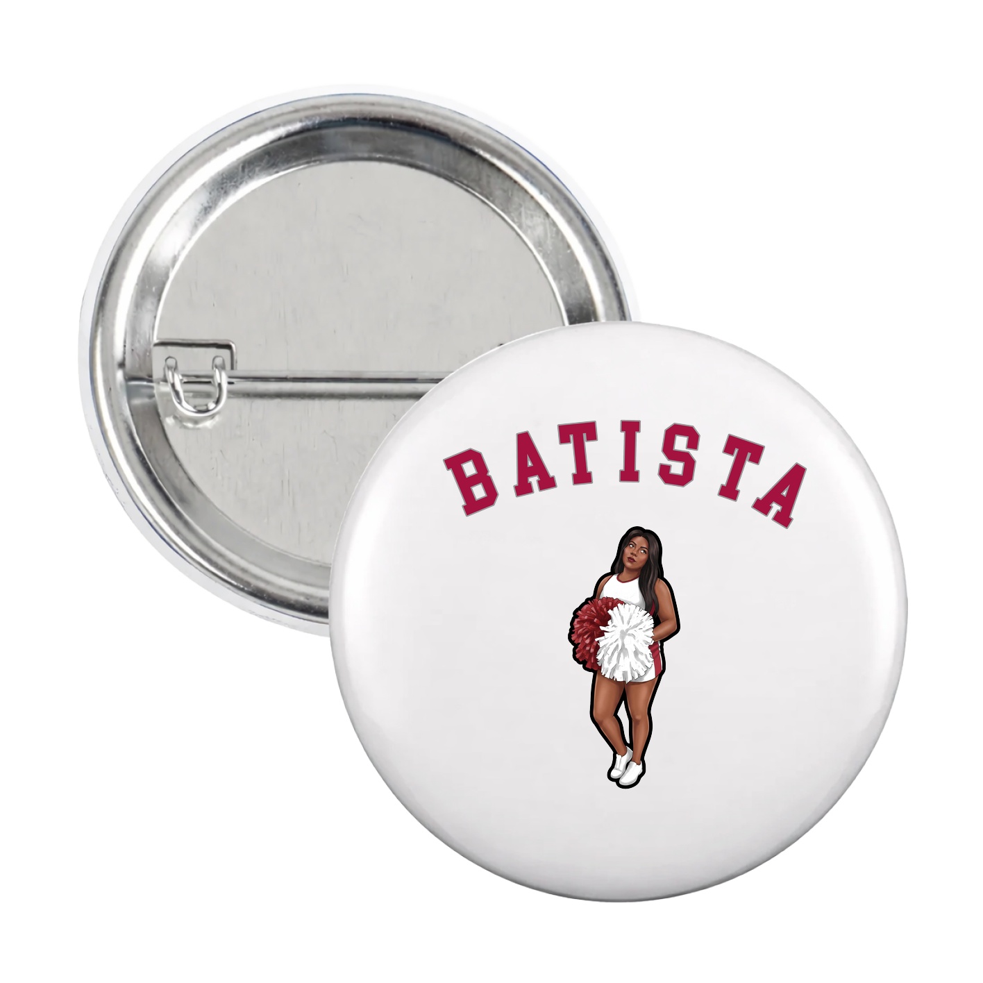 Game Day Button — Shirsey Arch in White