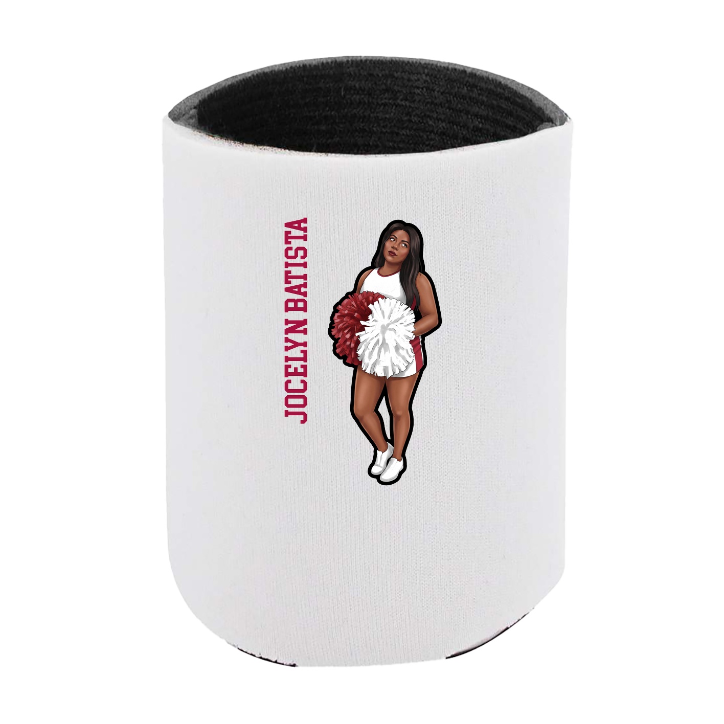 Can Holder — Name Vertical in White