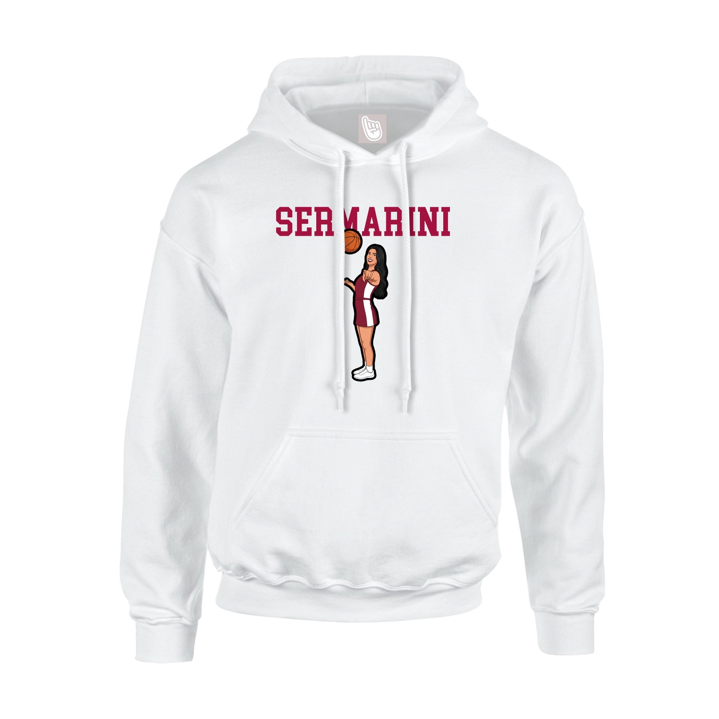 Youth Hoodie — Shirsey in White