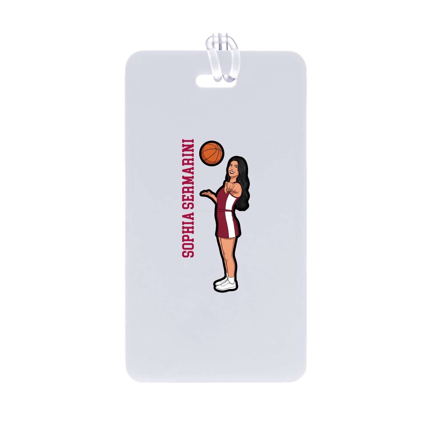 Bag Tag — Name Vertical in Classic