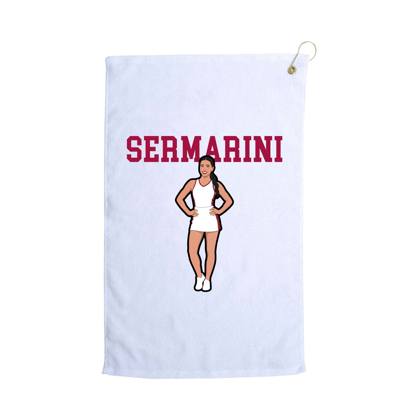 Golf Towel — Shirsey in White