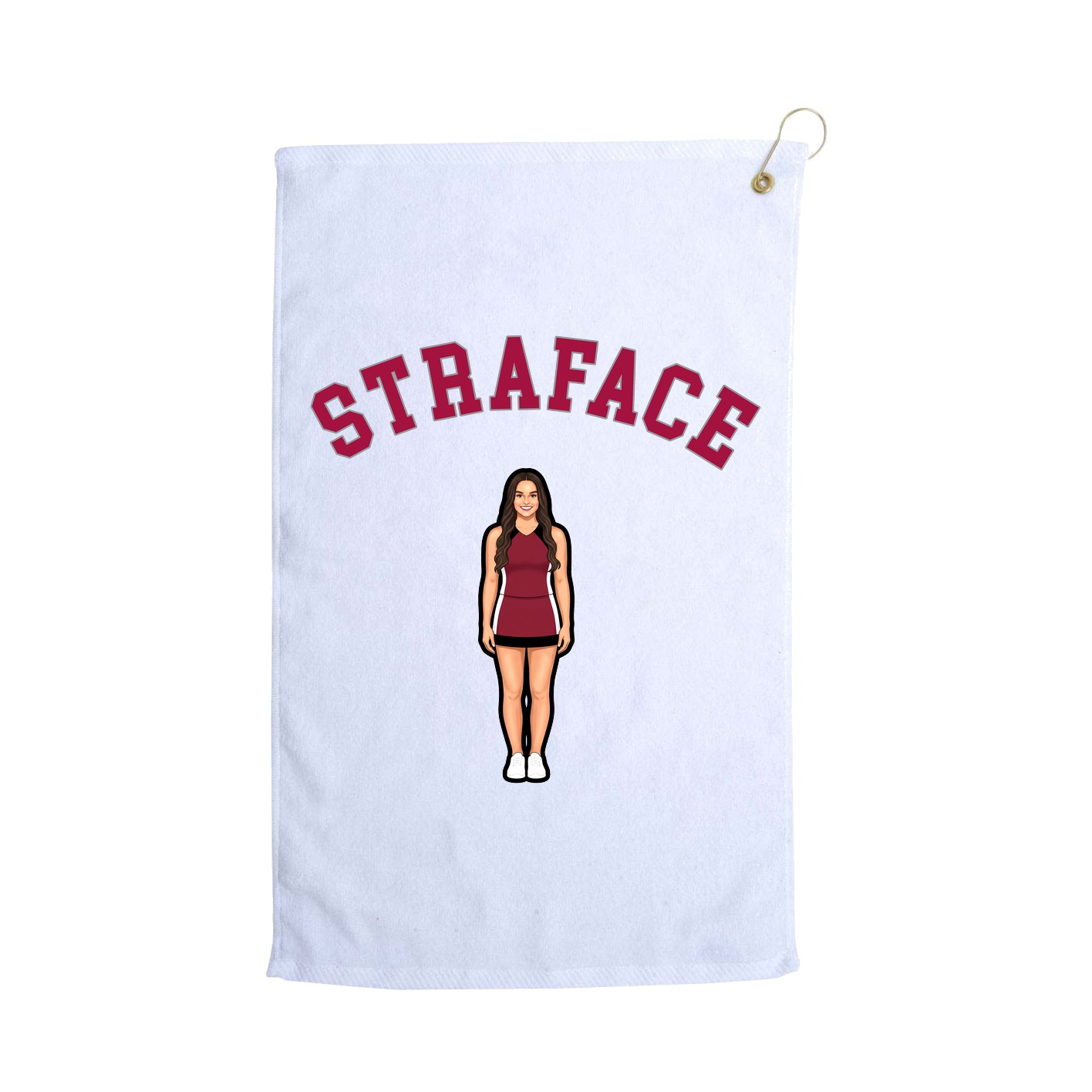 Golf Towel — Shirsey Arch in White