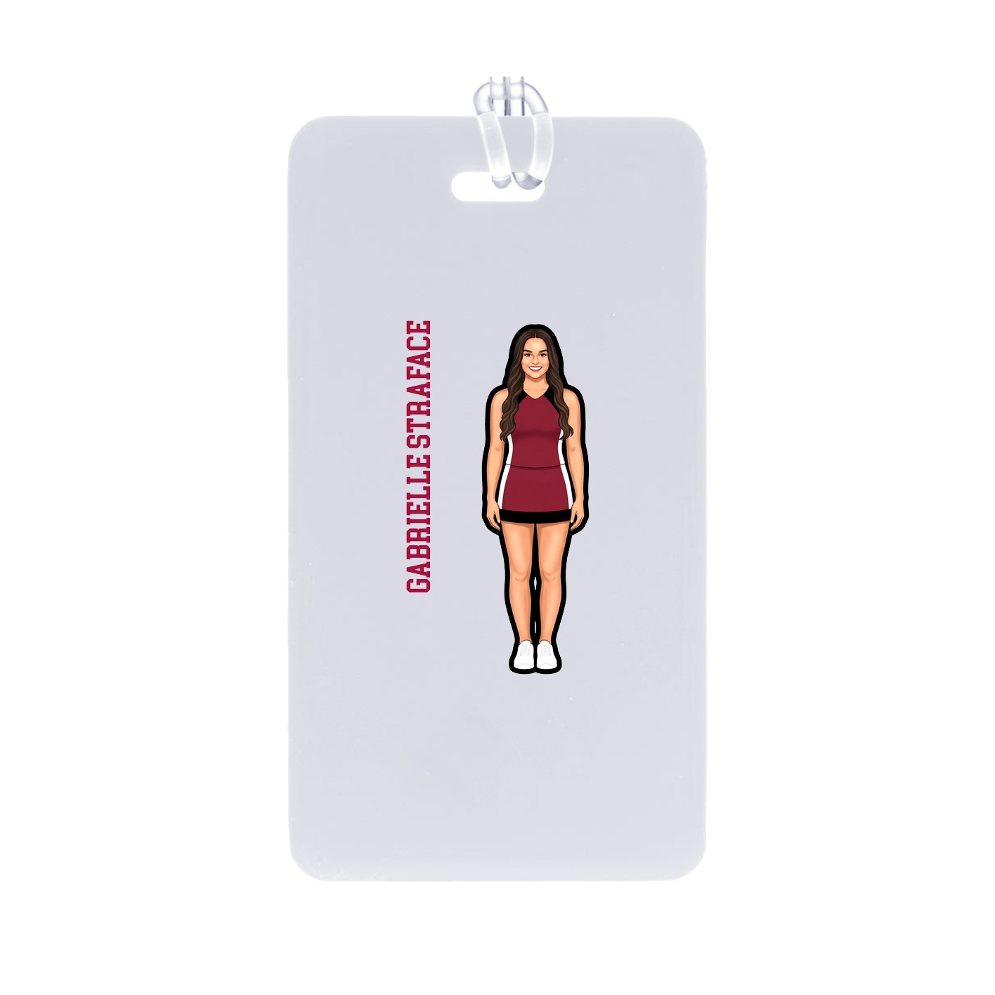 Bag Tag — Name Vertical in Classic