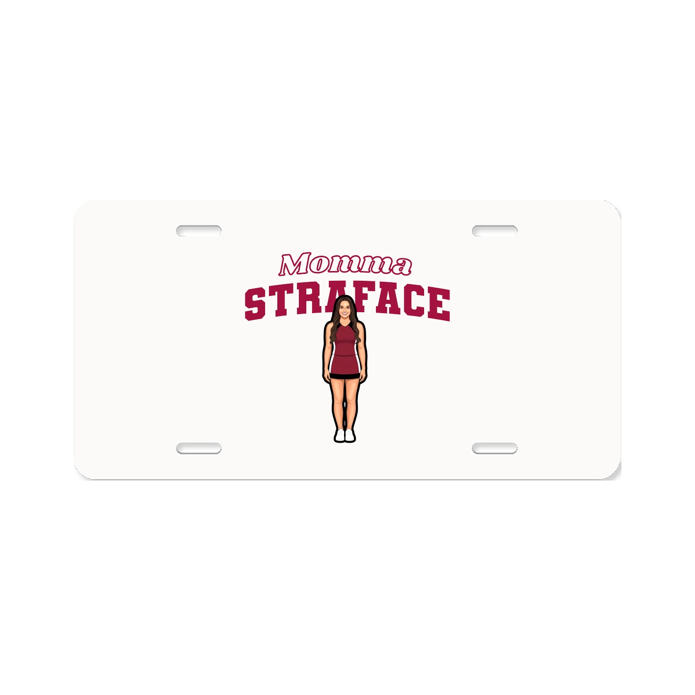 License Plate — Mothers Day Block in Classic