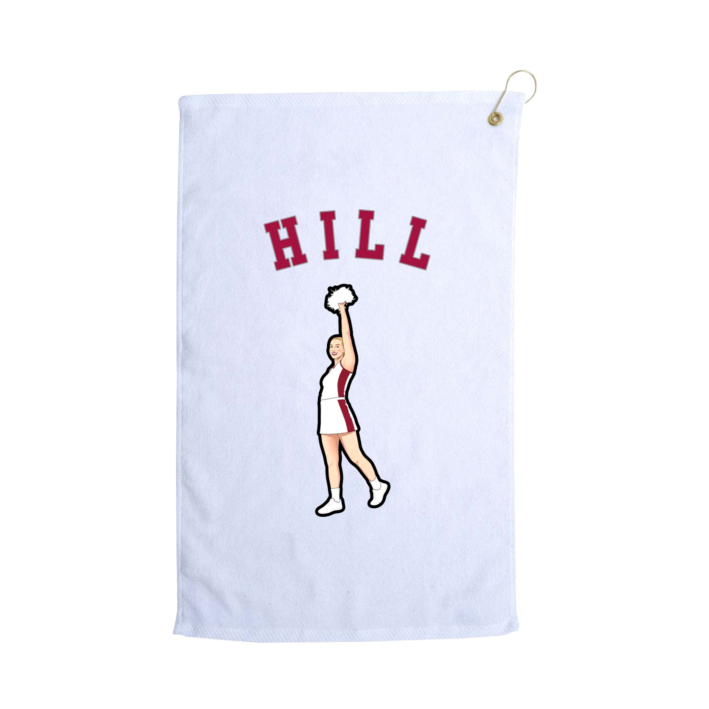 Golf Towel — Shirsey Arch in White