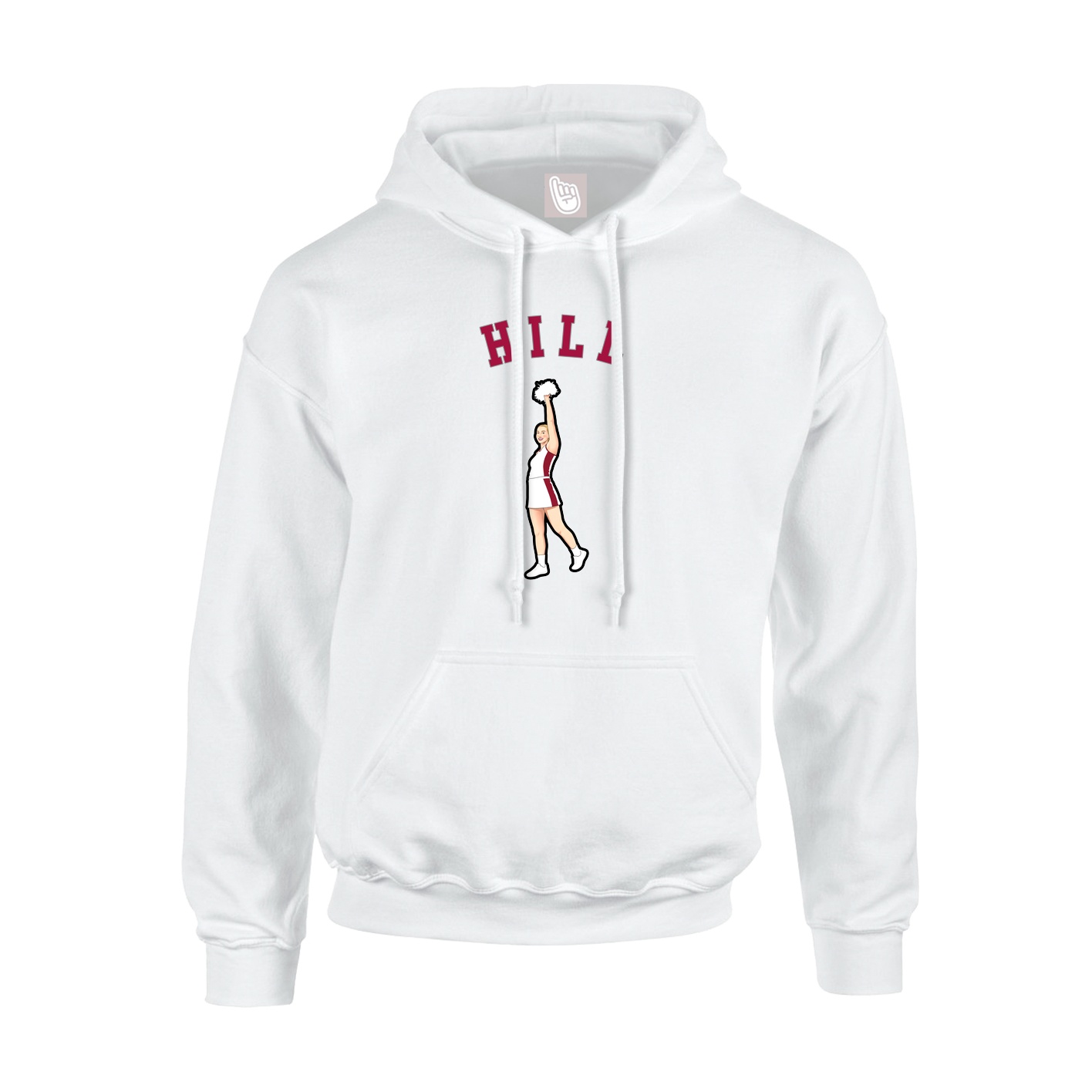 Hoodie — Shirsey Arch in White