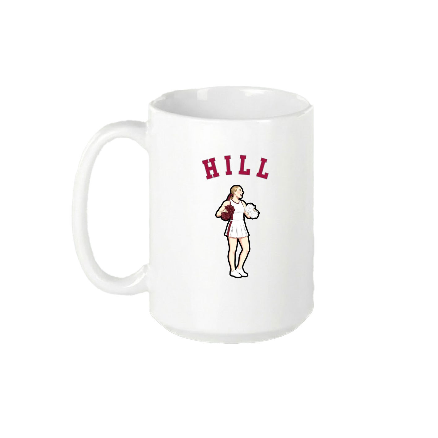 15oz Coffee Mug — Shirsey Arch in White